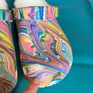 CROCS | Shoes | Crocs Multicolor Swirl Clogs | Poshmark display picture 1